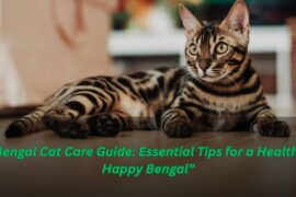 “Bengal Cat Care Guide: Essential Tips for a Healthy, Happy Bengal”